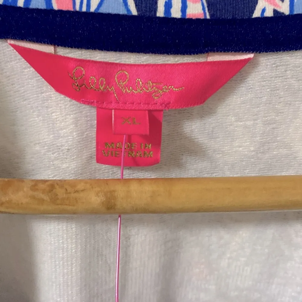 LILLY PULITZER sails & stripes captain pullover top size XL new with tags - Image 4