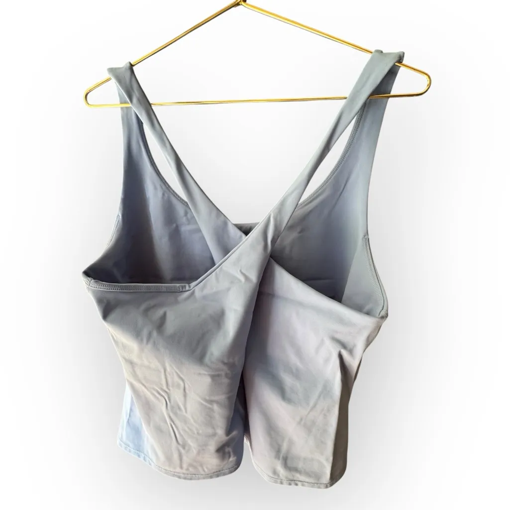 SPANX Light Blue Cross Back Women's Tank Top - Image 6