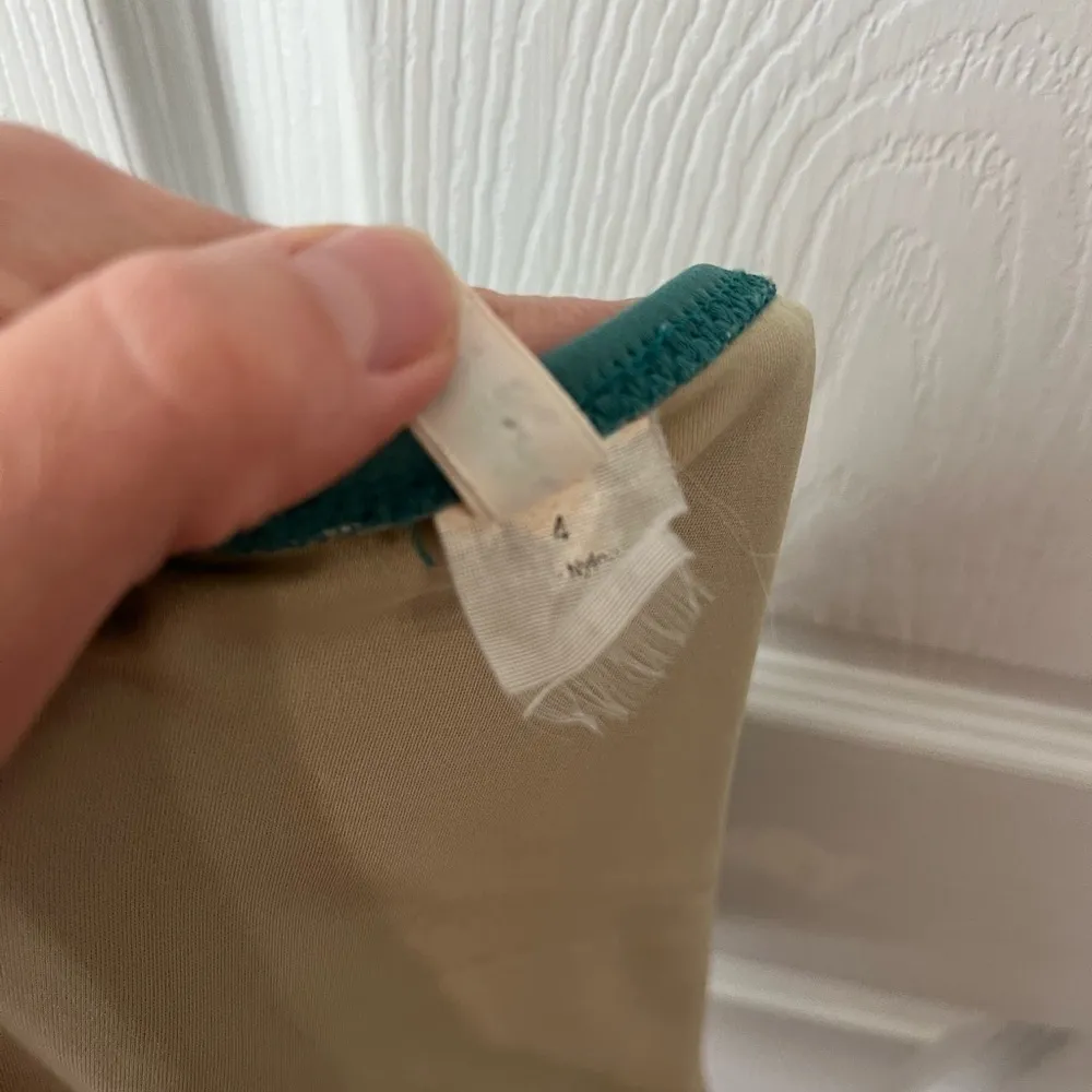 J. Crew Long-torso ruched V-neck one-piece size 4 - Image 5