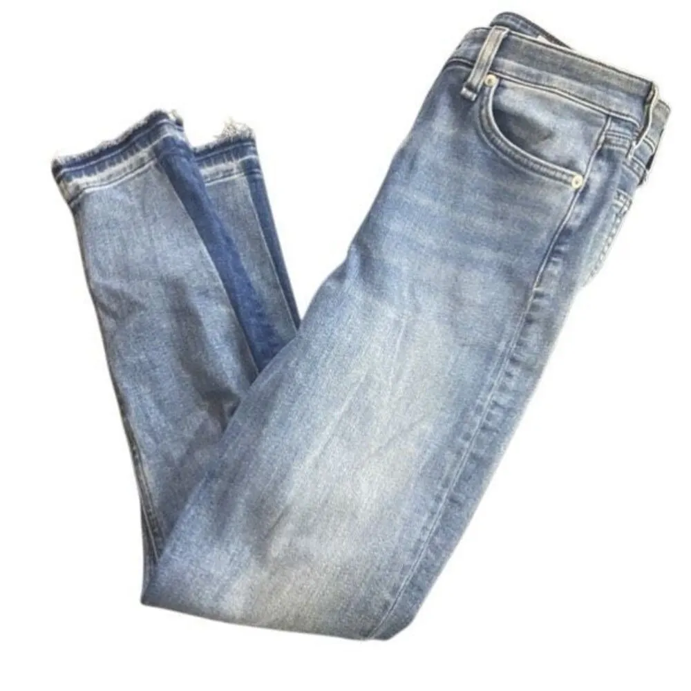 rag & bone  Nina High rise ankle skinny size 27 raw hem jeans - Image 6