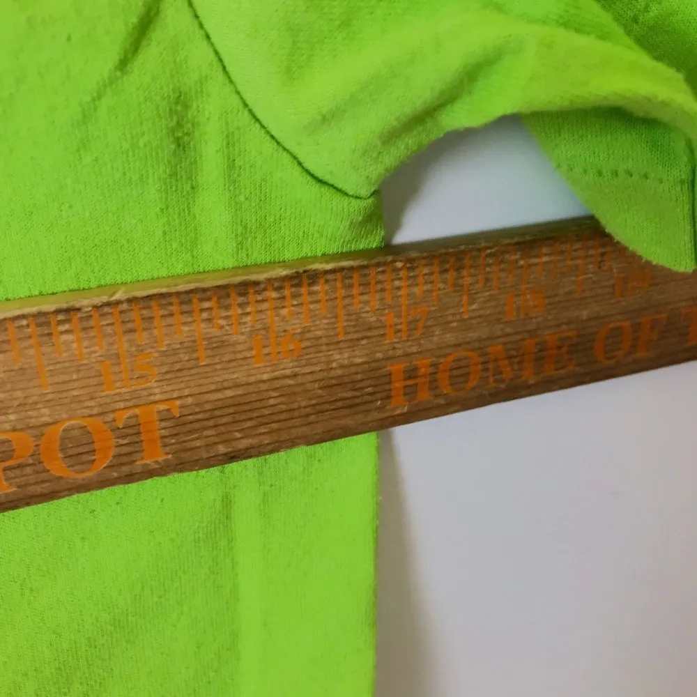 Vintage Nickelodeon U Pick Nick! Dollywood T Shirt USA Graphic Tee Green Small S - Image 13