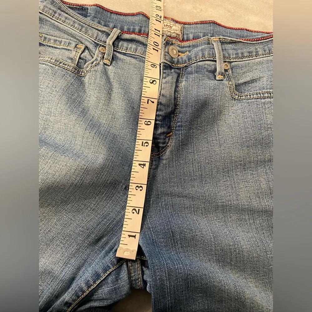 Levi’s Size 6 Perfectly Slimming 512 Capri Cropped Denim Jeans Cuff 5 Pocket - Image 9