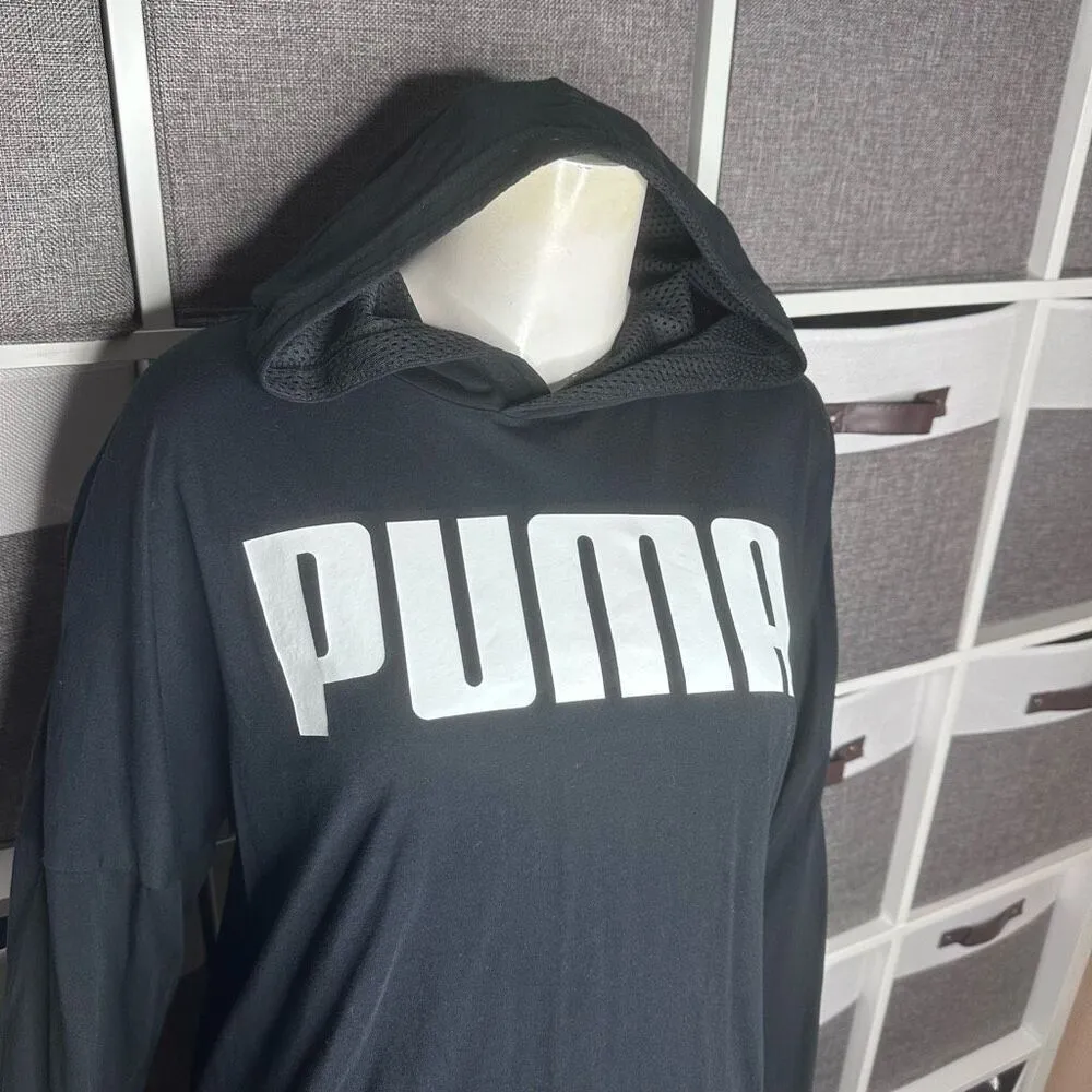 Puma Ladies Hoodie Long Sleeve Lightweight T-shirt Size Small - Image 10