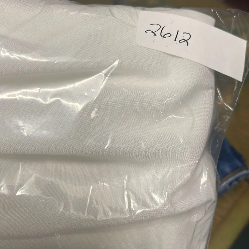 Vintage JCPenny made in U.S.A. Size 42 lace trimmed slip. White - Image 6