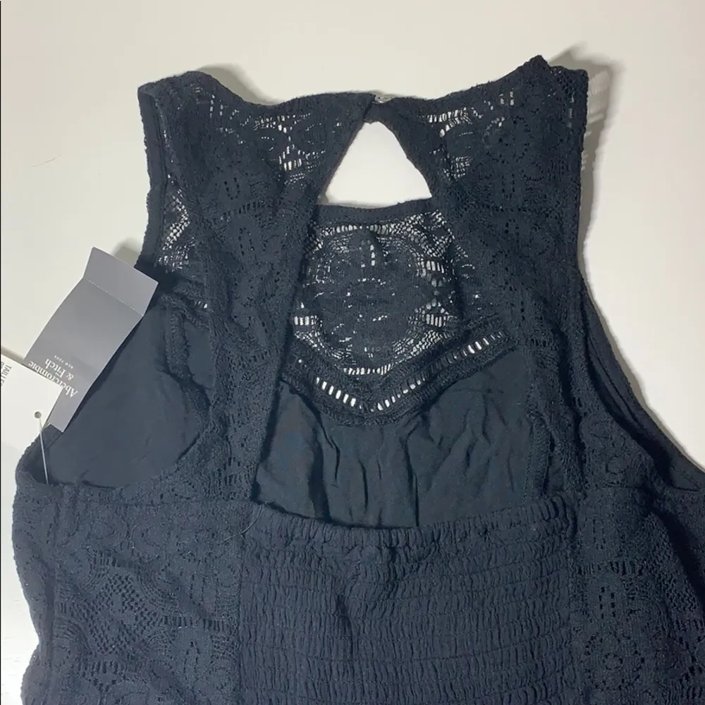 Hollister Black Lace Top Dress - Image 4