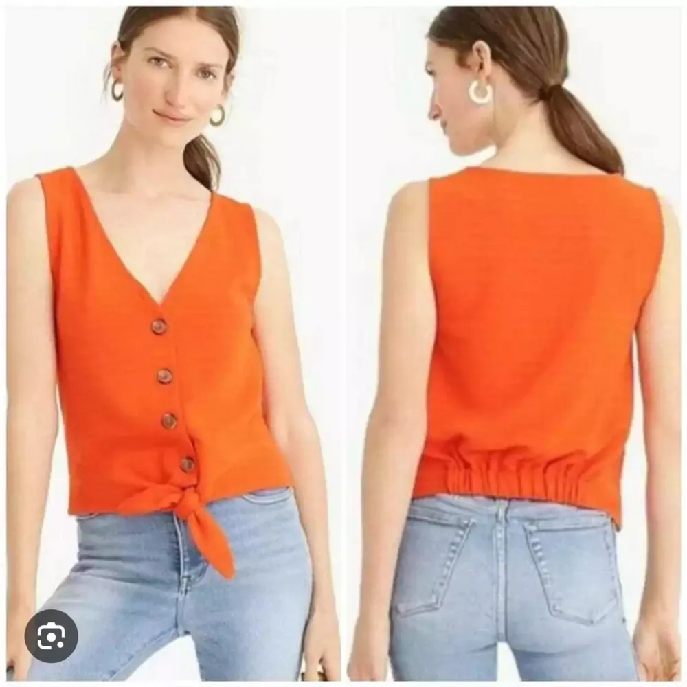 J.Crew   Tie Front Button Down Tank - Image 6