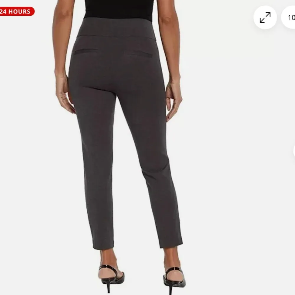 Express Ponte Pant Charcoal Heather Gray XXL - Image 2