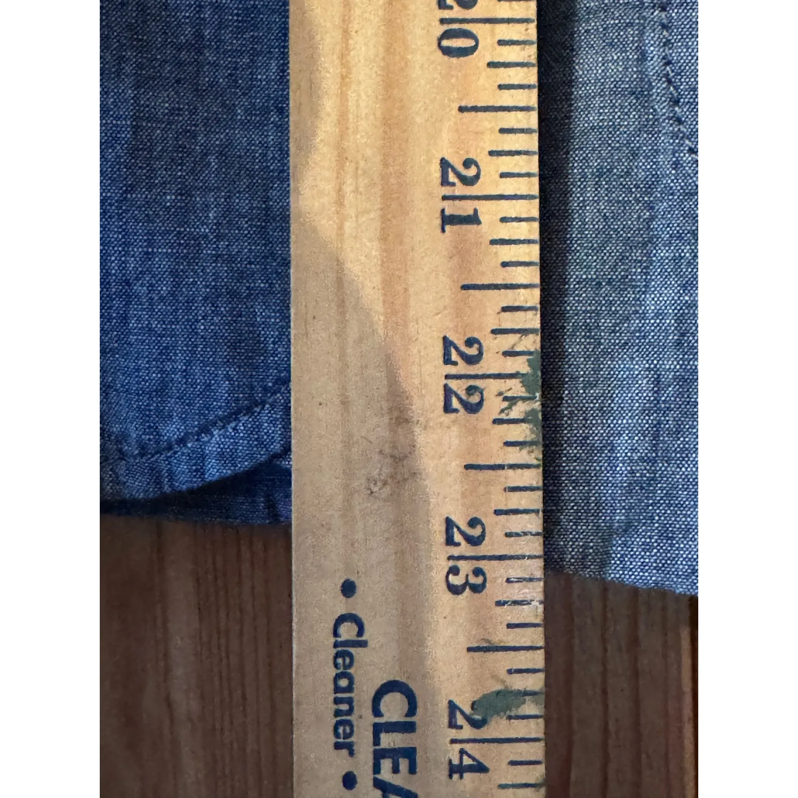 GAP Classic Chambrey Women's Blazer Two Button Pockets Office Career Crop - Image 6