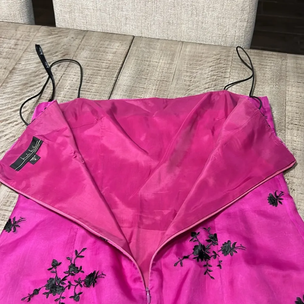 Nicole Miller Collection Vintage 100% silk Asian inspired dress - Image 7