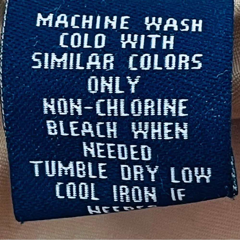 Chaps Quilted Vest Tan Size Small - Image 6