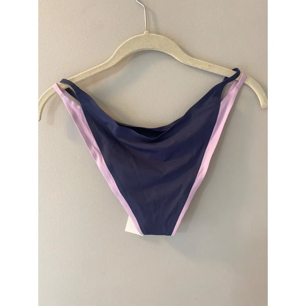 L*Space Color-Block Billie Bottoms Bitsy Women's Swimwear Slate/Lily : LG, - Image 6