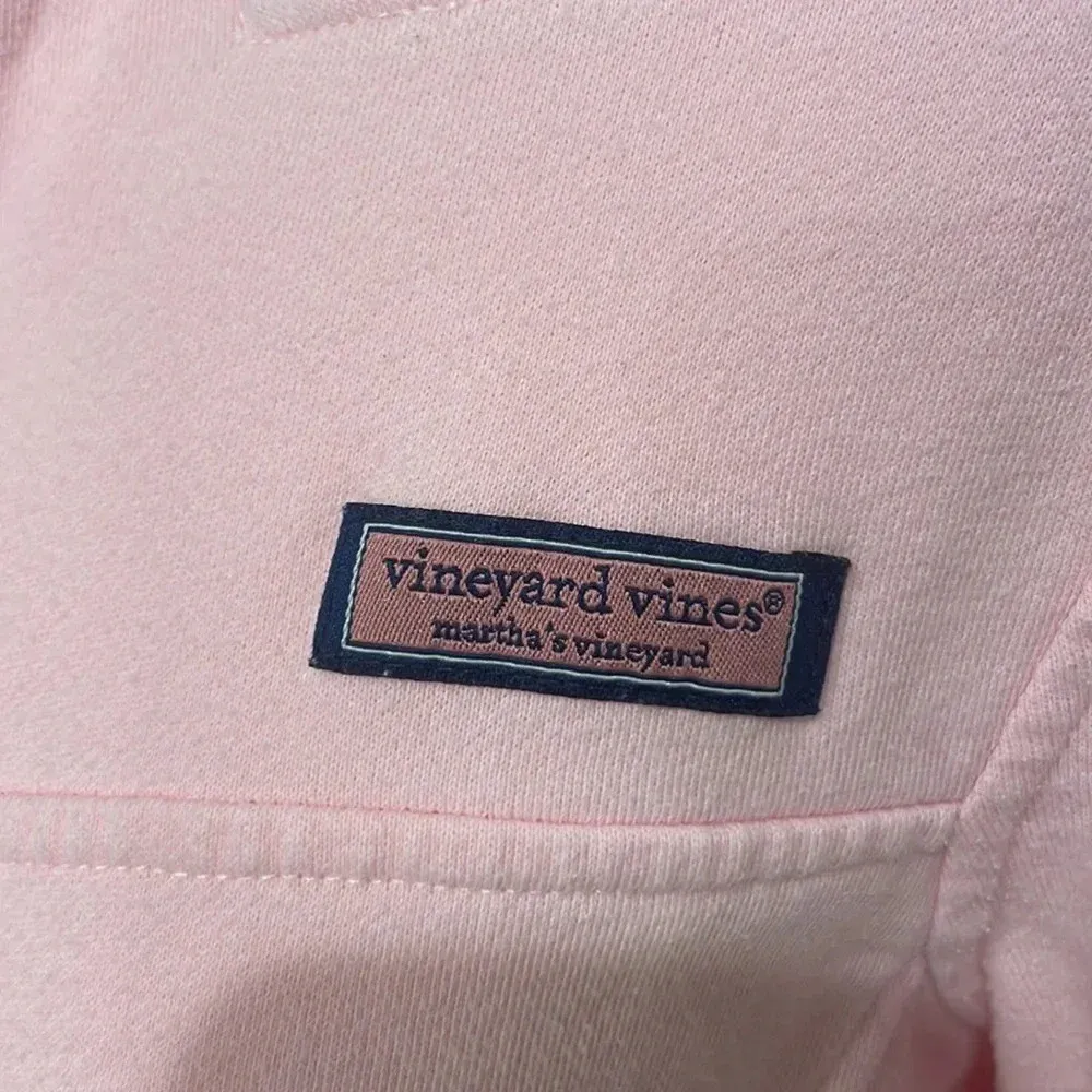 Vineyard vines light pink watermelon quarter zip - Image 5