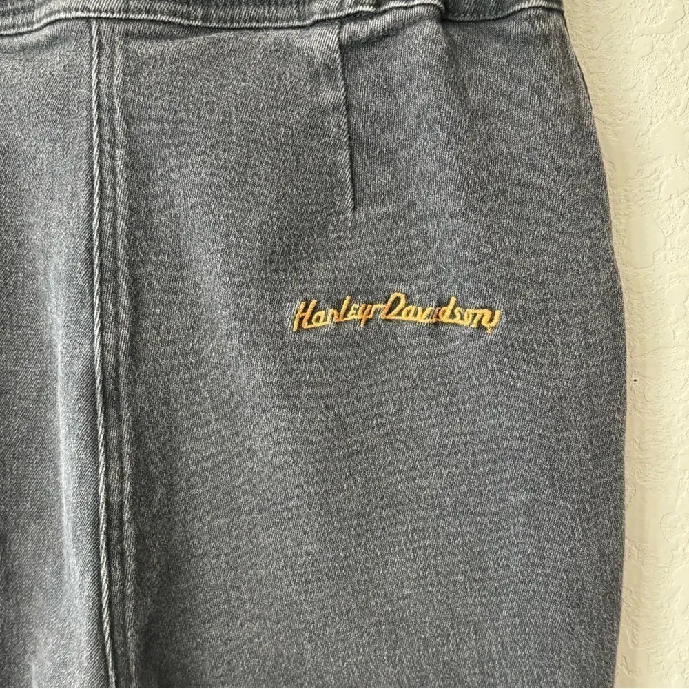 Harley Davidson Embroidered Skinny Jeans size 2 - Image 6