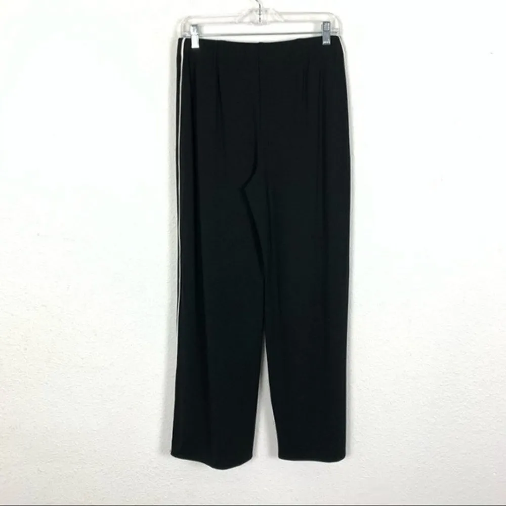 J. Jill‎ Full Leg Pull On Pants Track Pants Small Black - Image 4