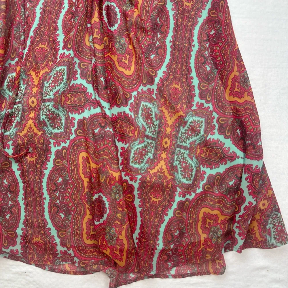 Show Me Your Mumu Rancho Mirage Lace Up Tunic Dress Bell of the Bali Size Large - Image 6