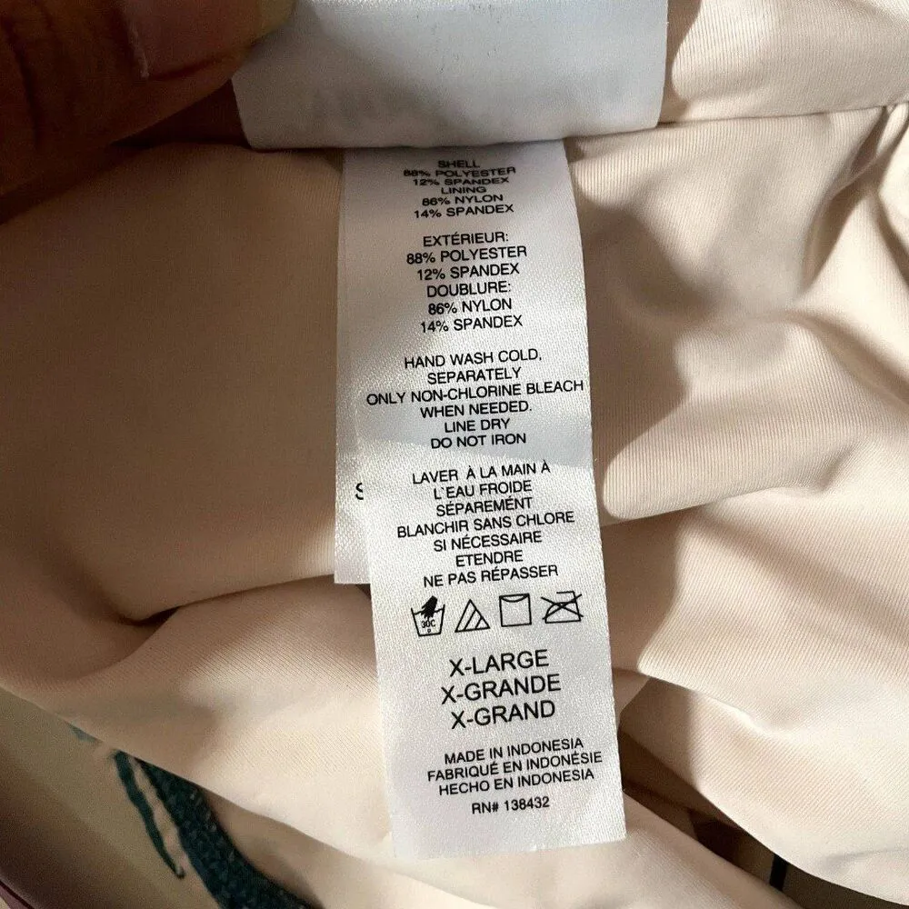 ModCloth Blue Marble Swirl Swim Top Size XL EUC - Image 5