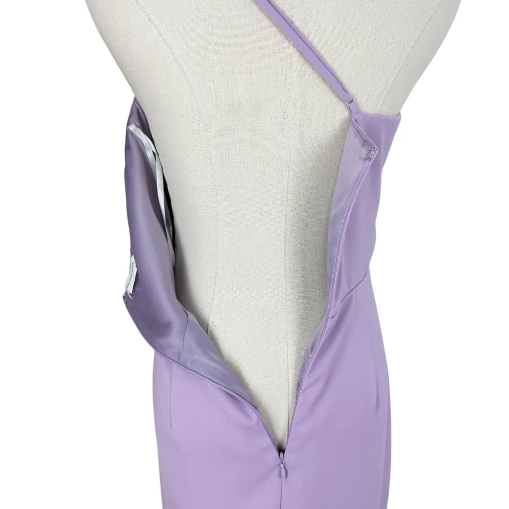 Lovers & Friends Lazo One Shoulder Dress Lilac Purple Sz M - Image 9