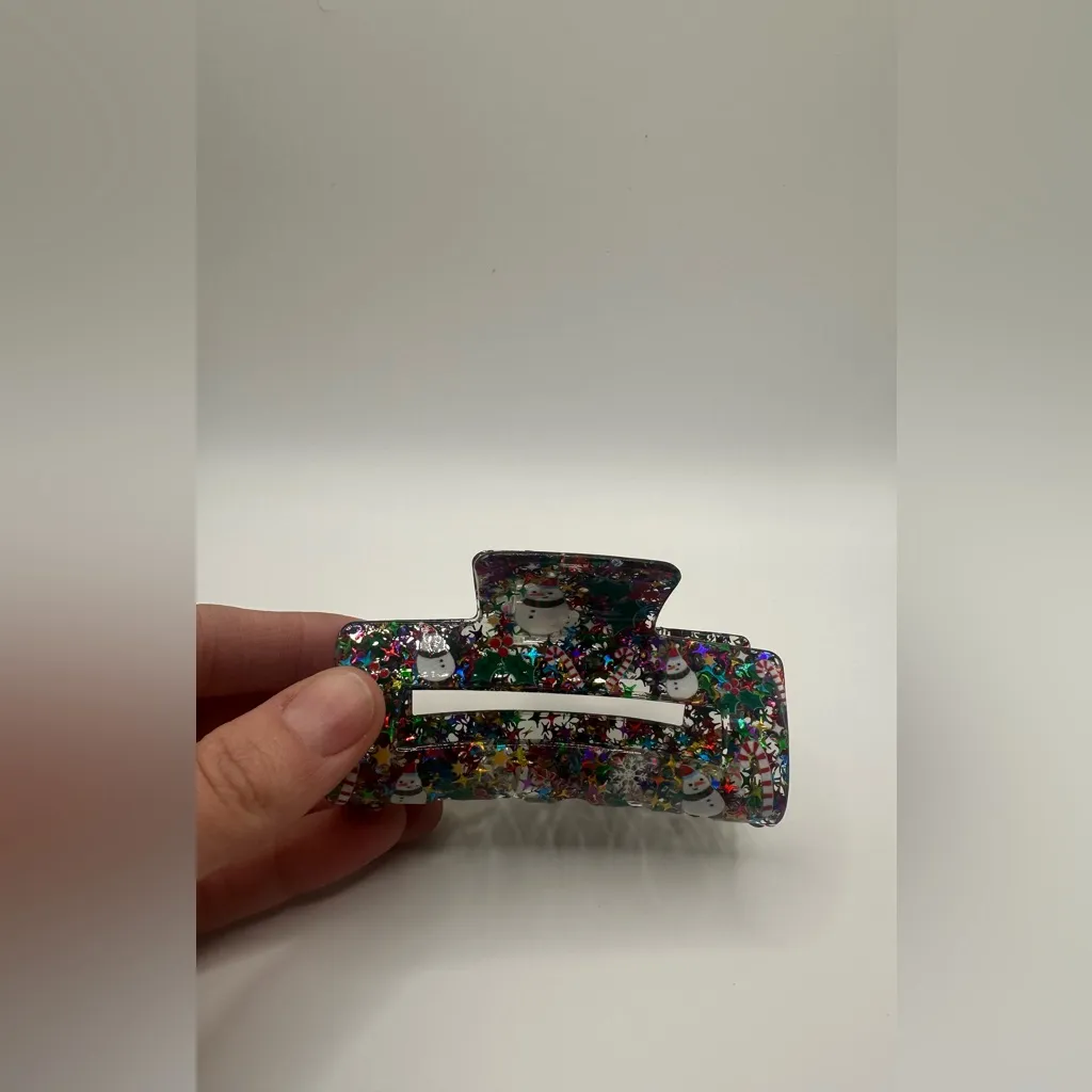 Christmas Stocking Stuffer🎄❄️☃️Festive Hair Clip Green - Image 3