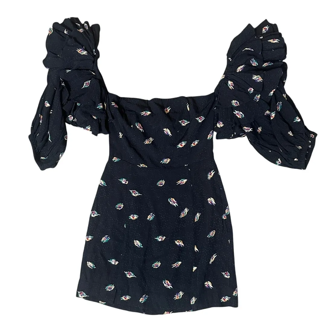 ROTATE Bethany Mini Dress Black Size 2 - Image 5