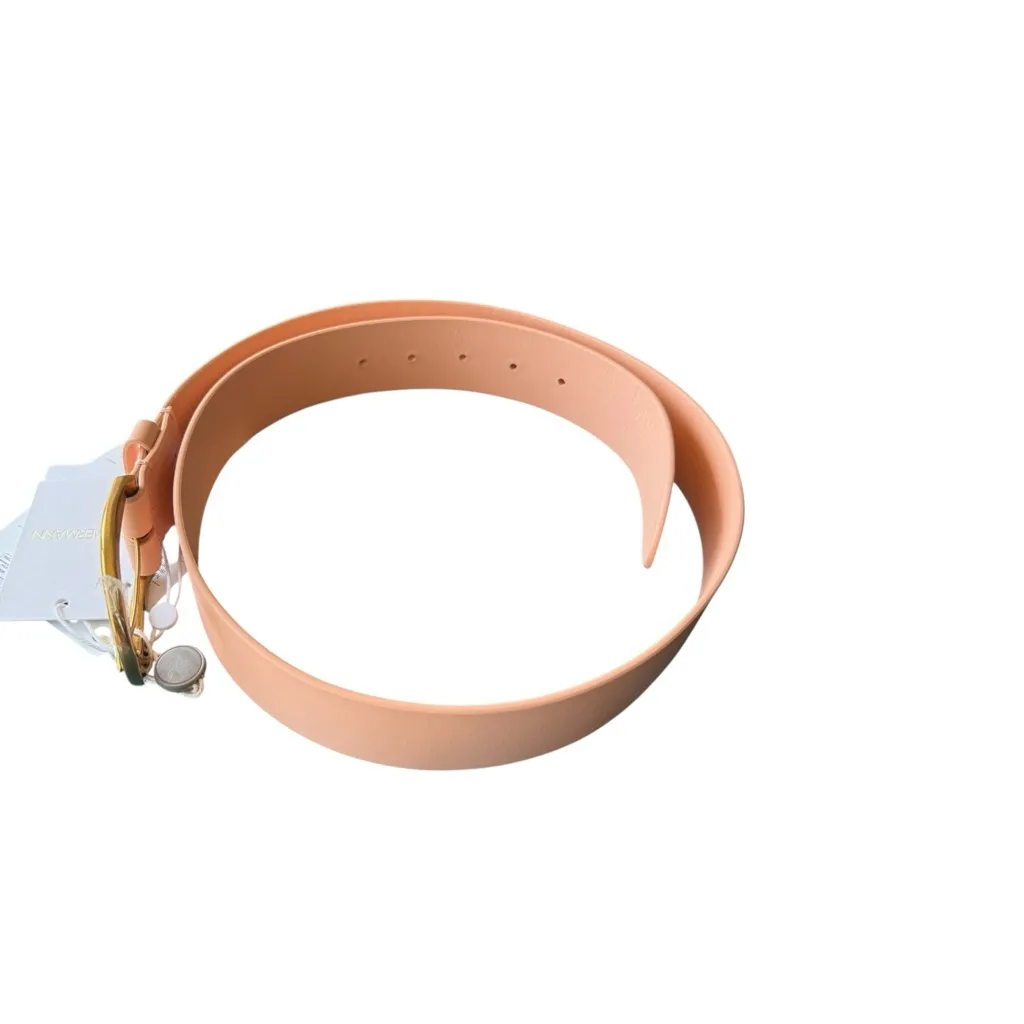 NWT Zimmermann Pink Leather Belt With Gold Buckle | Size M/L - Image 6