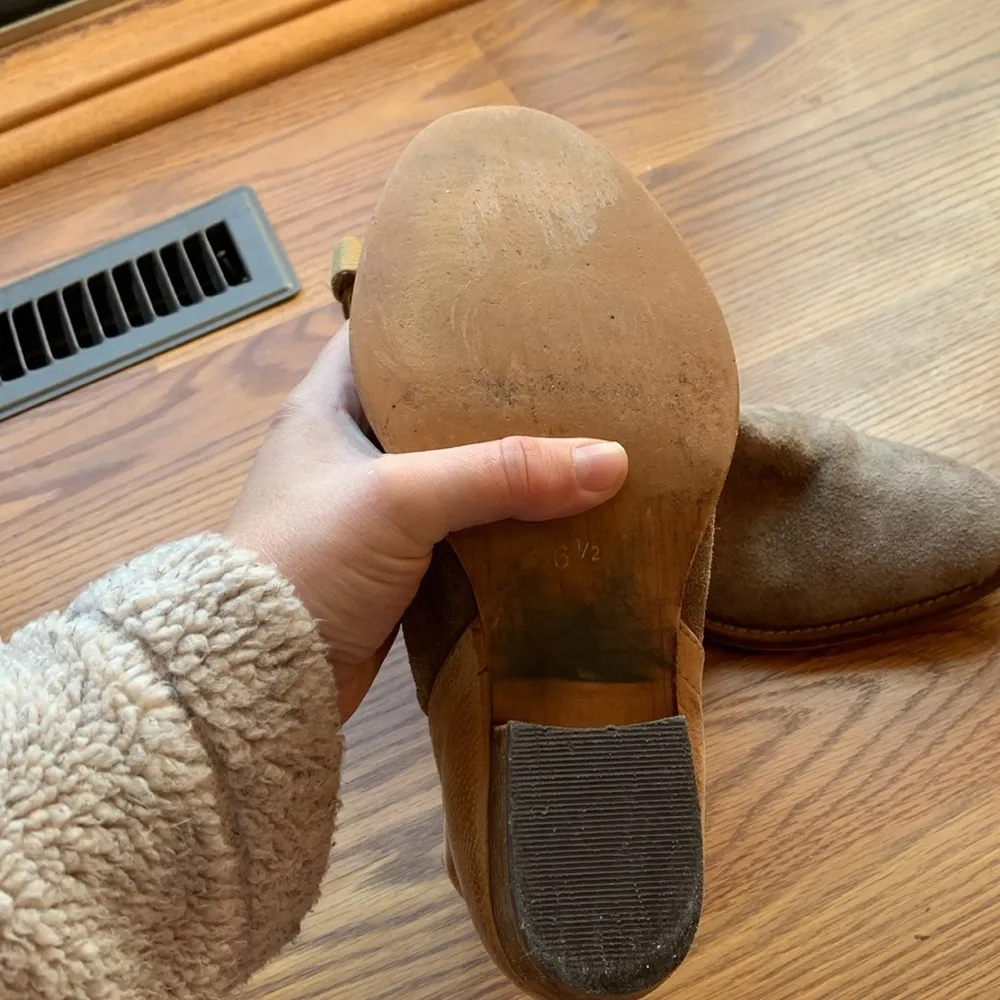 Diba True Leather Booties Shoes Women Brown Size 6.5 Ankle Shoes Winter Chic - Image 6