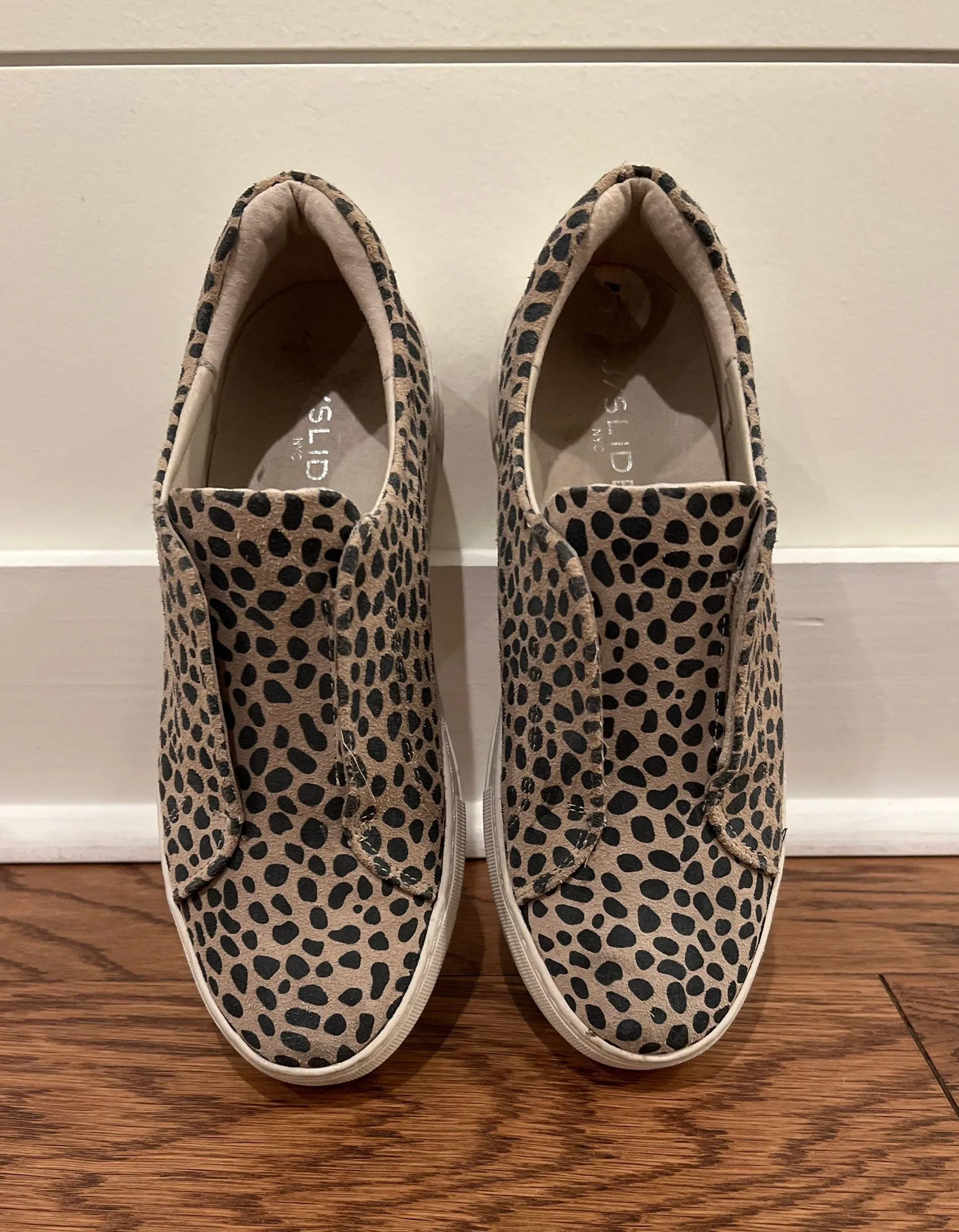 JSlides Platform Leopard Print Shoes - Image 2