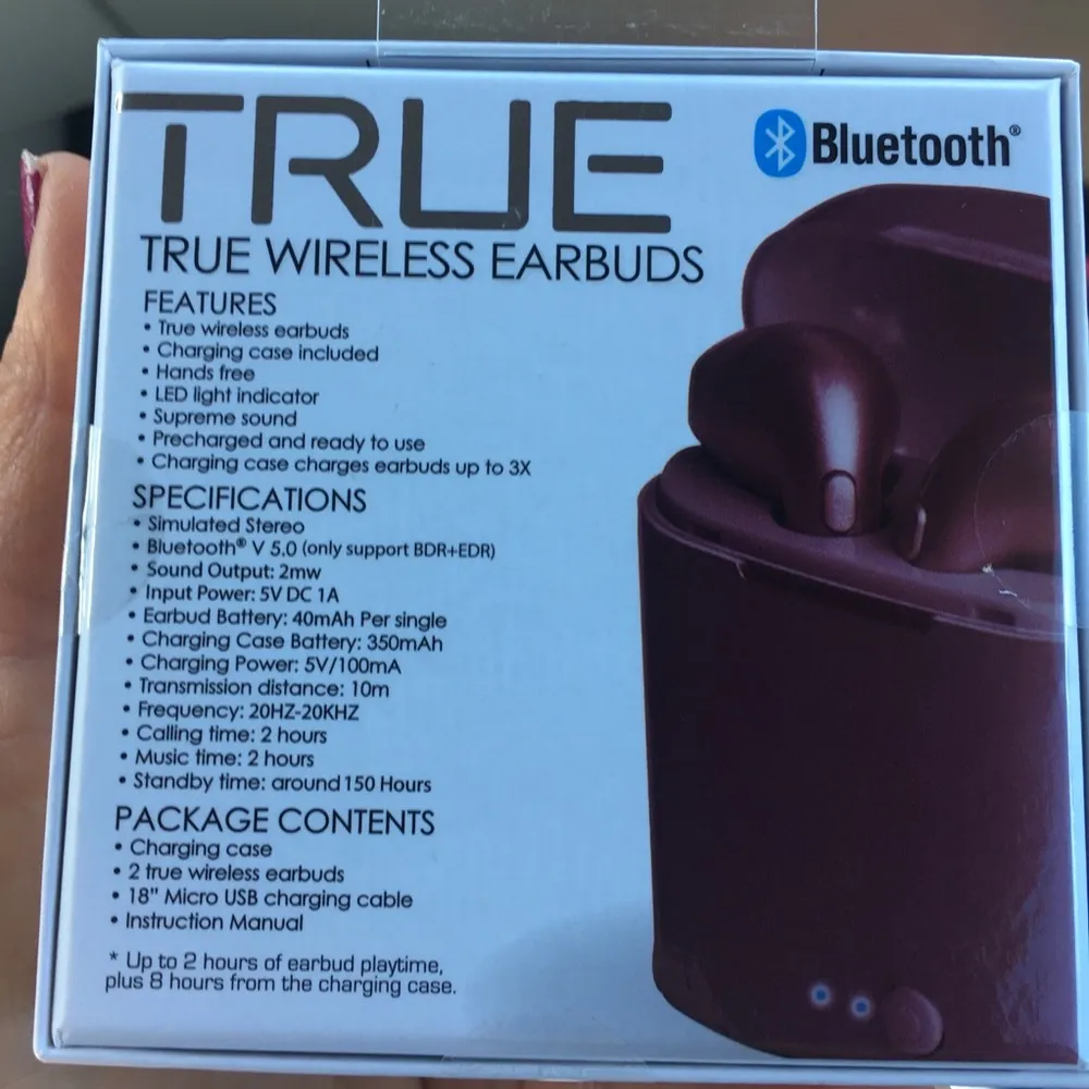 NWT Bluetooth Wireless Earbuds With Changing Case - Image 2