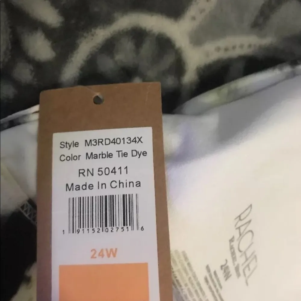 Rachel Roy marble tie dye 2 pc. swimsuit  24 W - Image 5