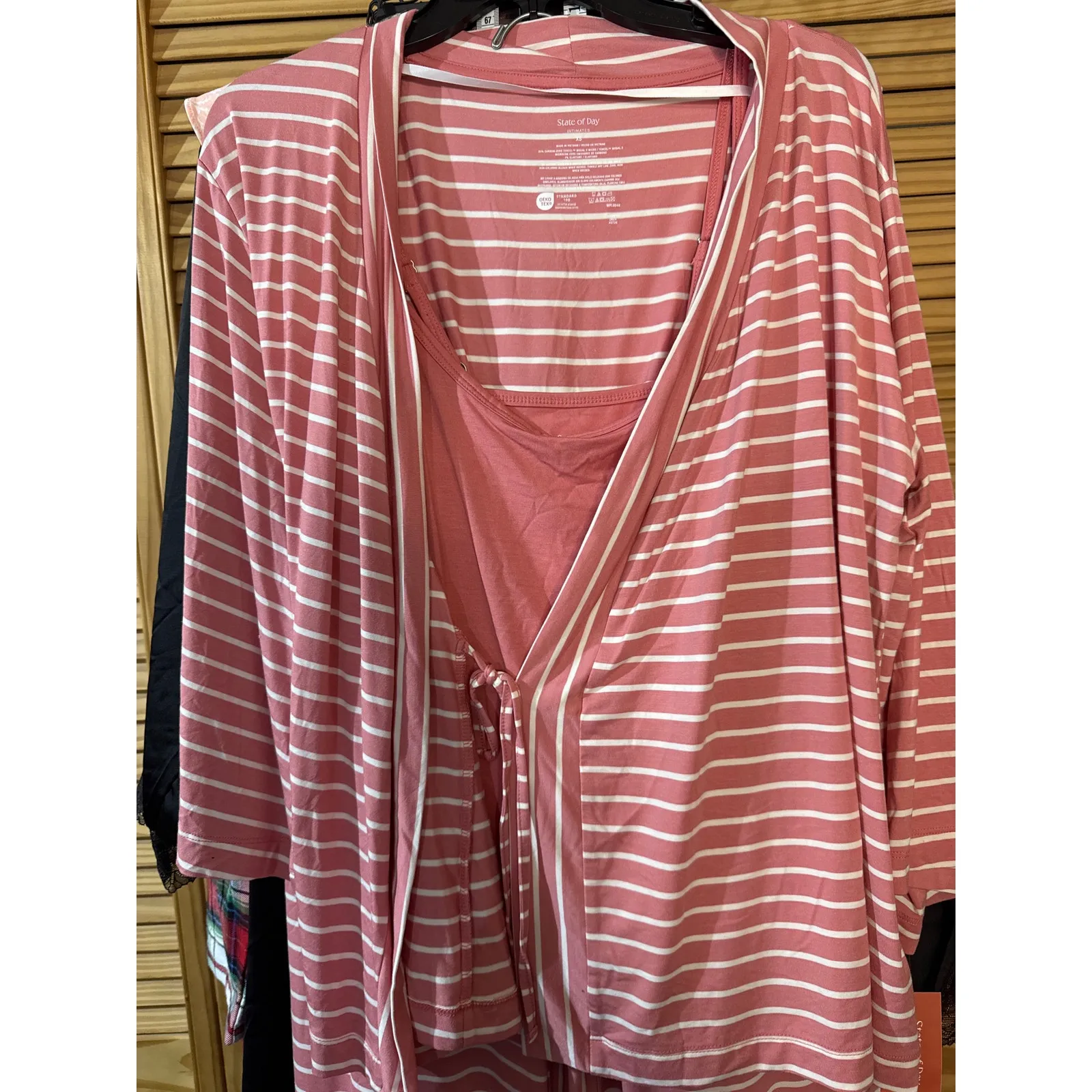 Brand New State of Day Women's Size XS Sea Coral Pink 2 Piece Lounge Set - Image 6