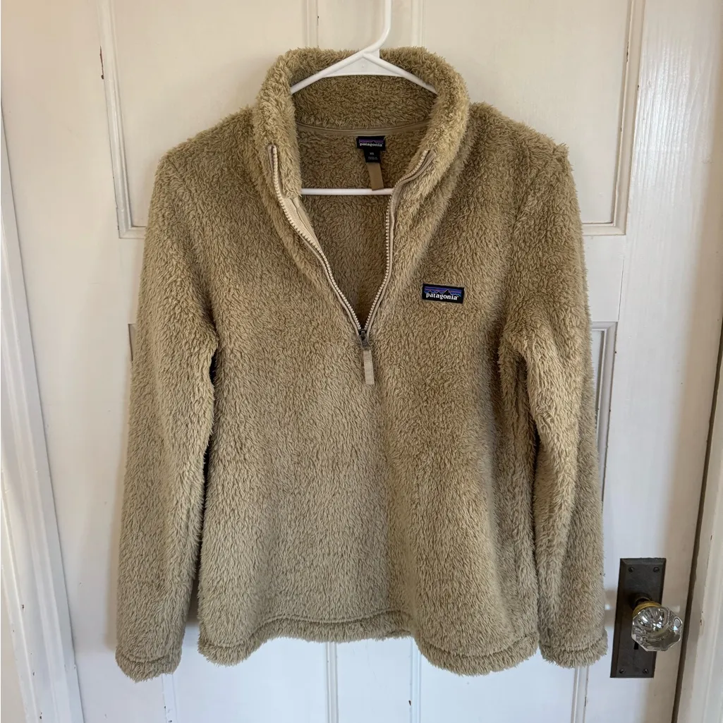 Patagonia women’s tan Los Gatos pullover size xs - Image 3