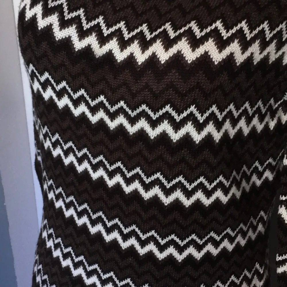 Calvin Klein Chevron Stripe Sweater Dress Medium - Image 2
