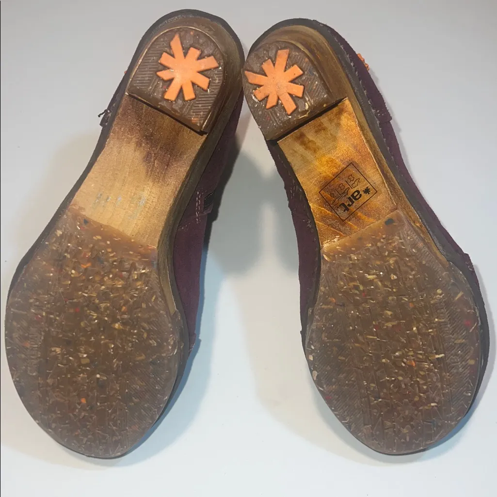 The art company Women's Purple Suede Ankle Boots Size 36 eu - Image 7