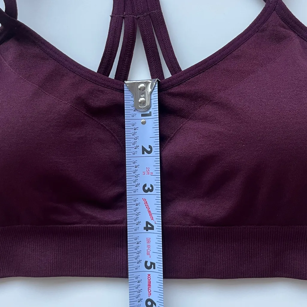 Like New Xersion Low Support Racerback Sports Bra in Purple Women's Small - Image 9