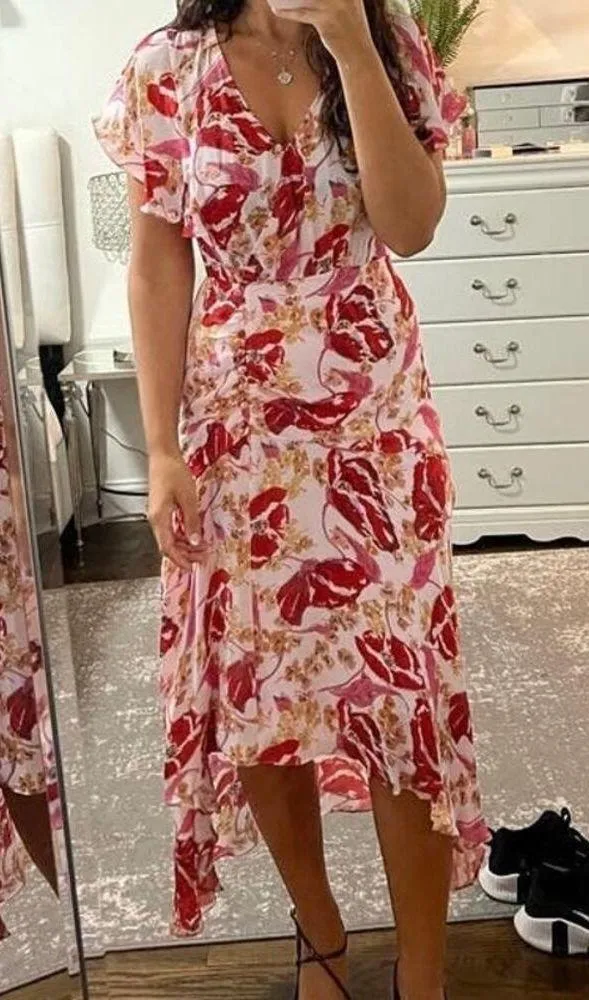 Parker Vivi Silk Dress Size 2 MSRP $448 - Image 8