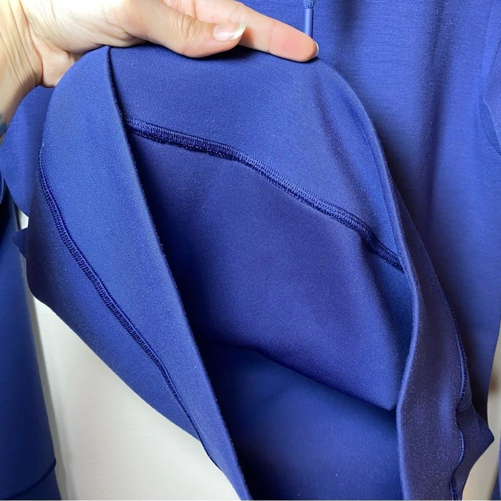 LULULEMON City Sleek Everyday Casual Hoodie in Gatsby Blue Sz 4 Small - Image 13