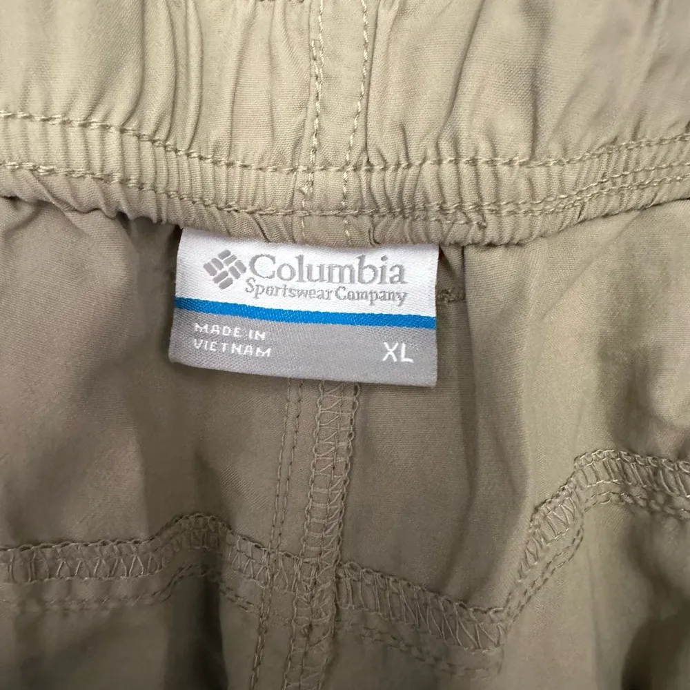Columbia Womens Size XL Sandy River Cargo Nylon Shorts Tan Beige 6 Inch - Image 5