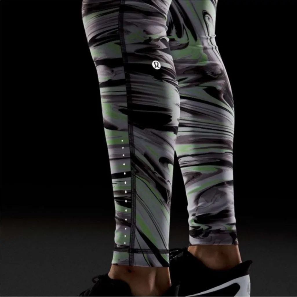 Lululemon Swift Speed High Rise Tight 28” Leggings Paint Glide Warp Multi Size 4 - Image 5