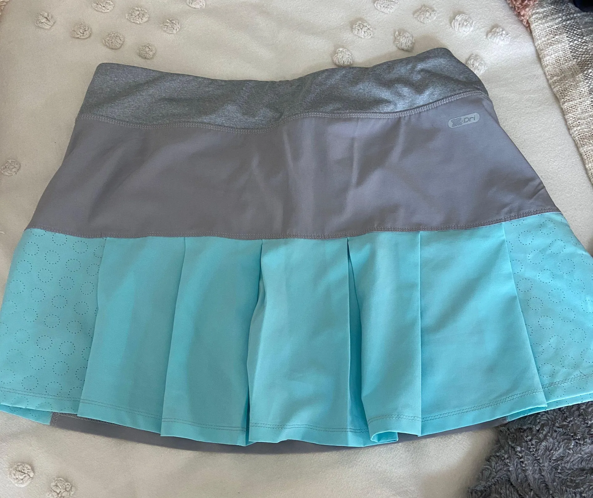 Grey And Blue Tennis Skirt Gray Size L - Image 5
