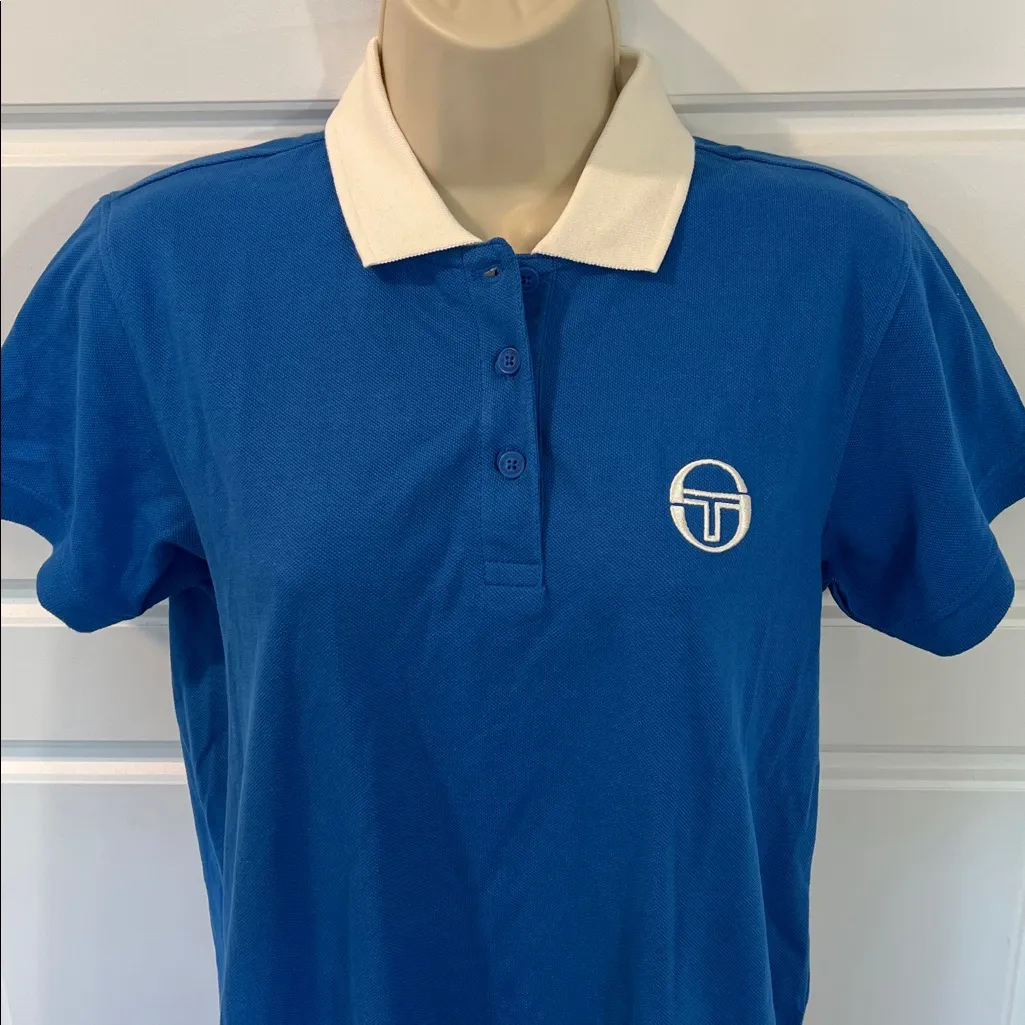 Sergio Tacchini RINASCITA dress Size. Medium Blue - Image 4