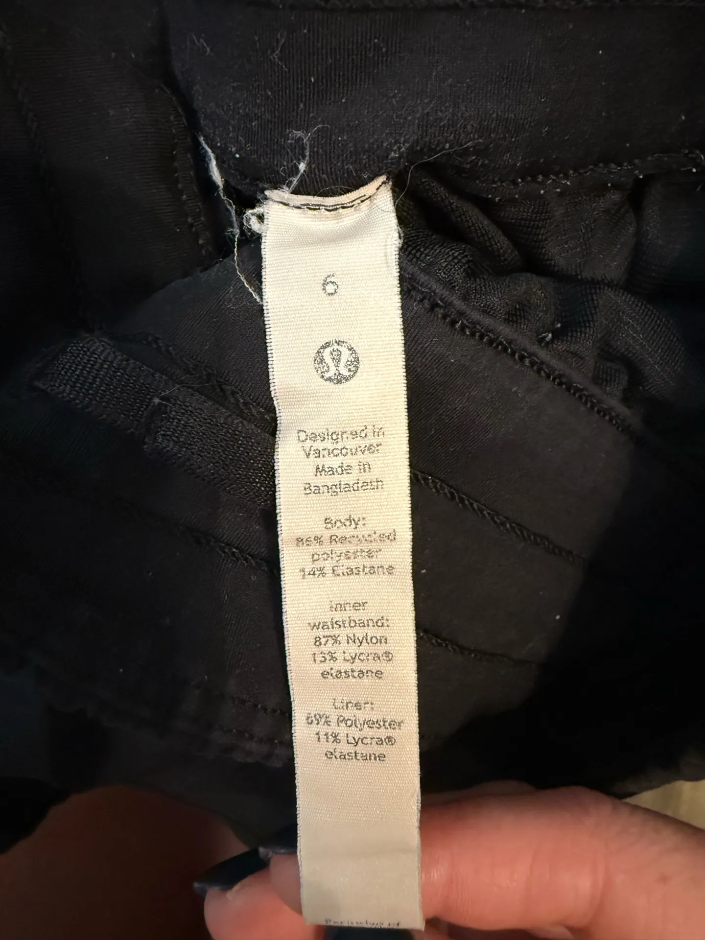 Black Lululemon Tracker Shorts - Image 4