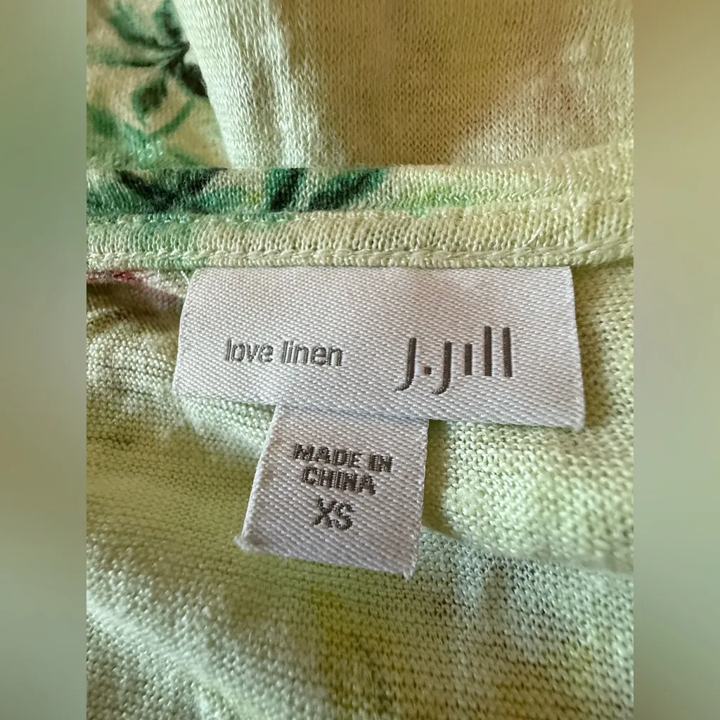 J. Jill Love Linen Short Sleeve Tee T - Image 2