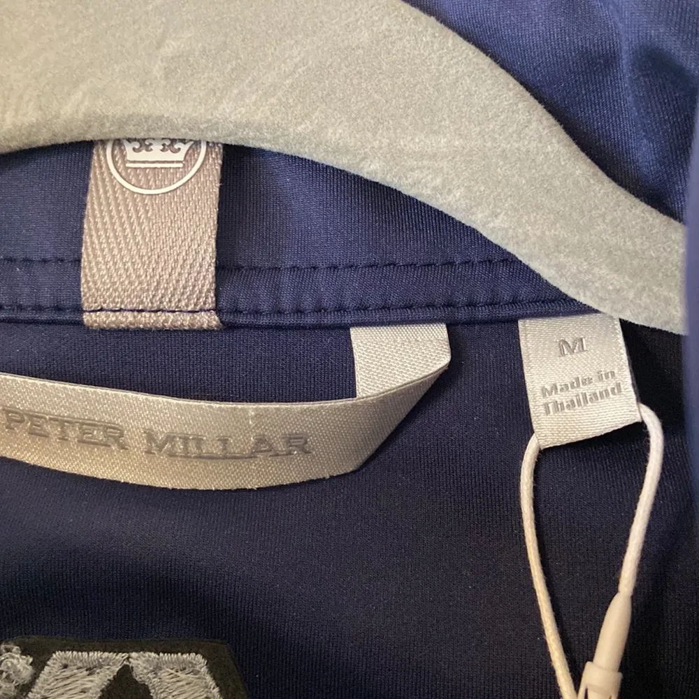 PETAR MILLAR WOMENS VEST NAVY BLUE BRAND NEW SIZE M FRONT ZIPPER - Image 3