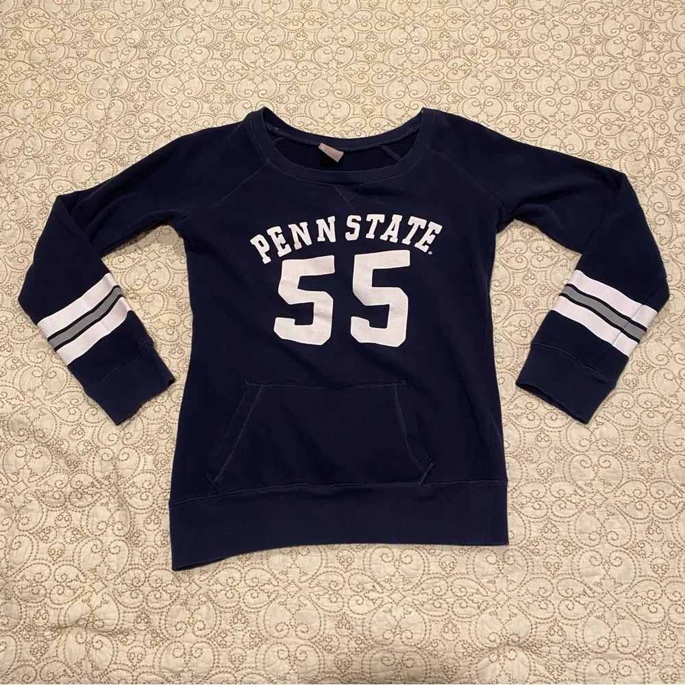 Campus Heritage Penn State Relaxed Sweatshirt Size Medium Blue - Image 3