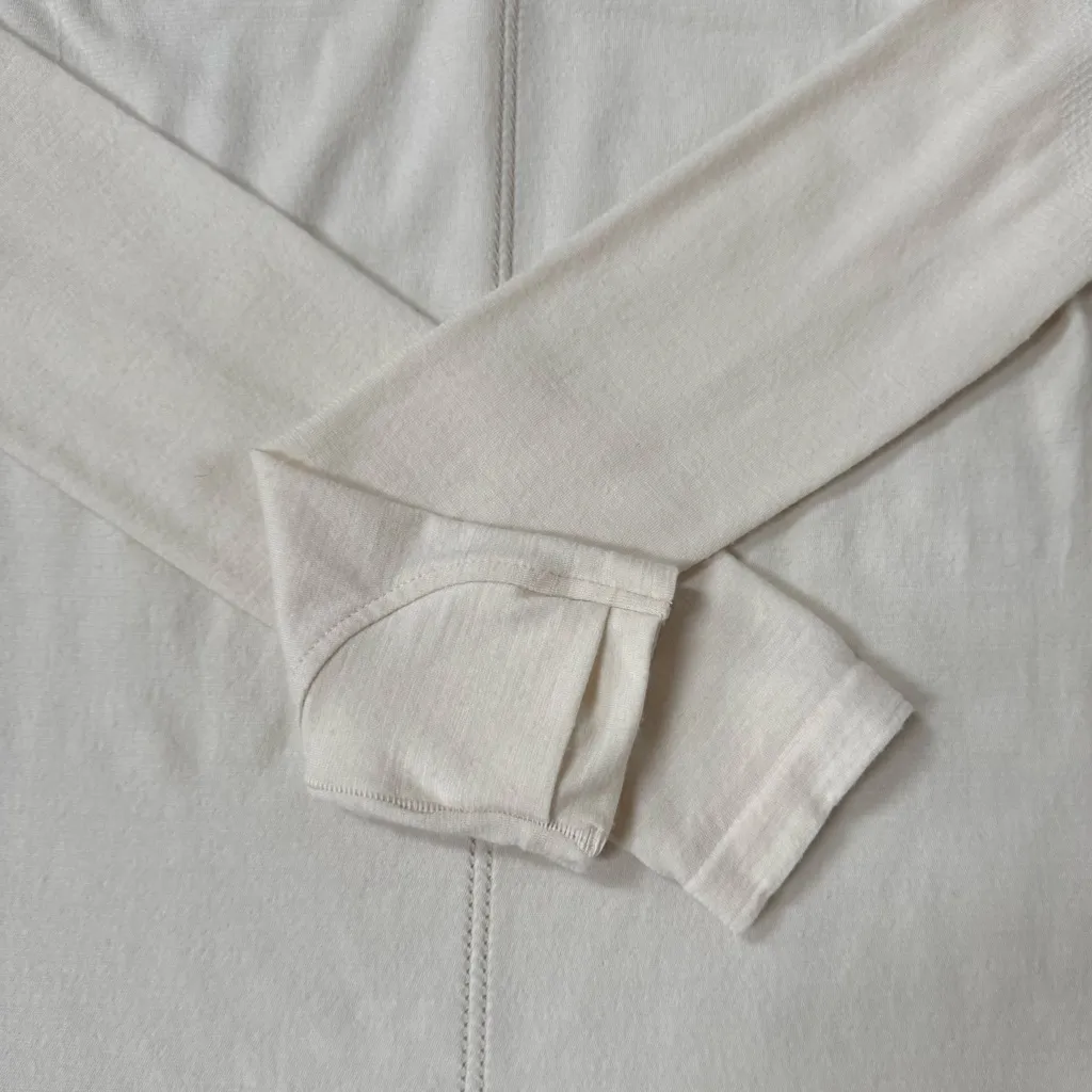 Athleta Off-White Long Sleeve Top - Image 2