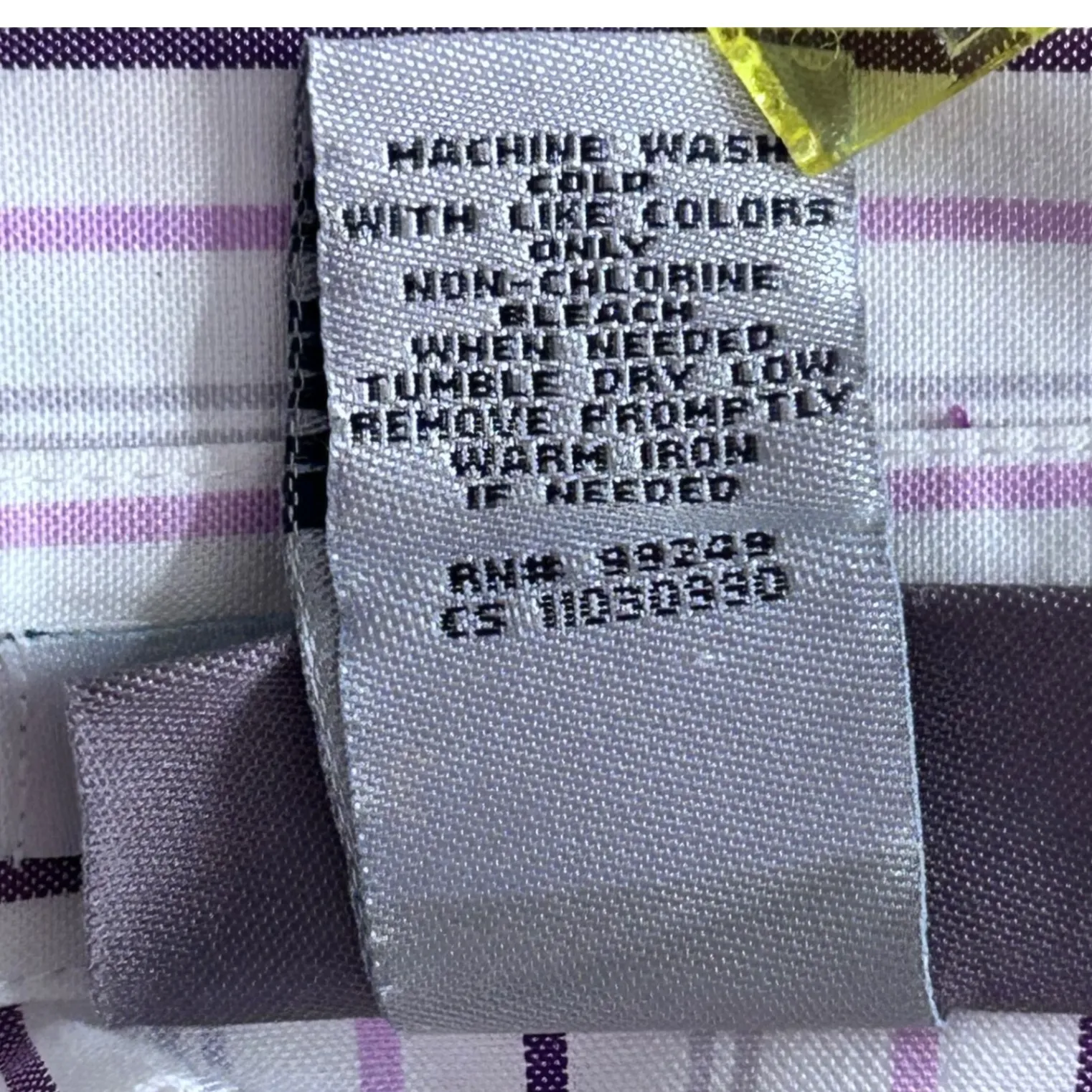 Catherines Striped Button Up Top‎ White 3X - Image 7