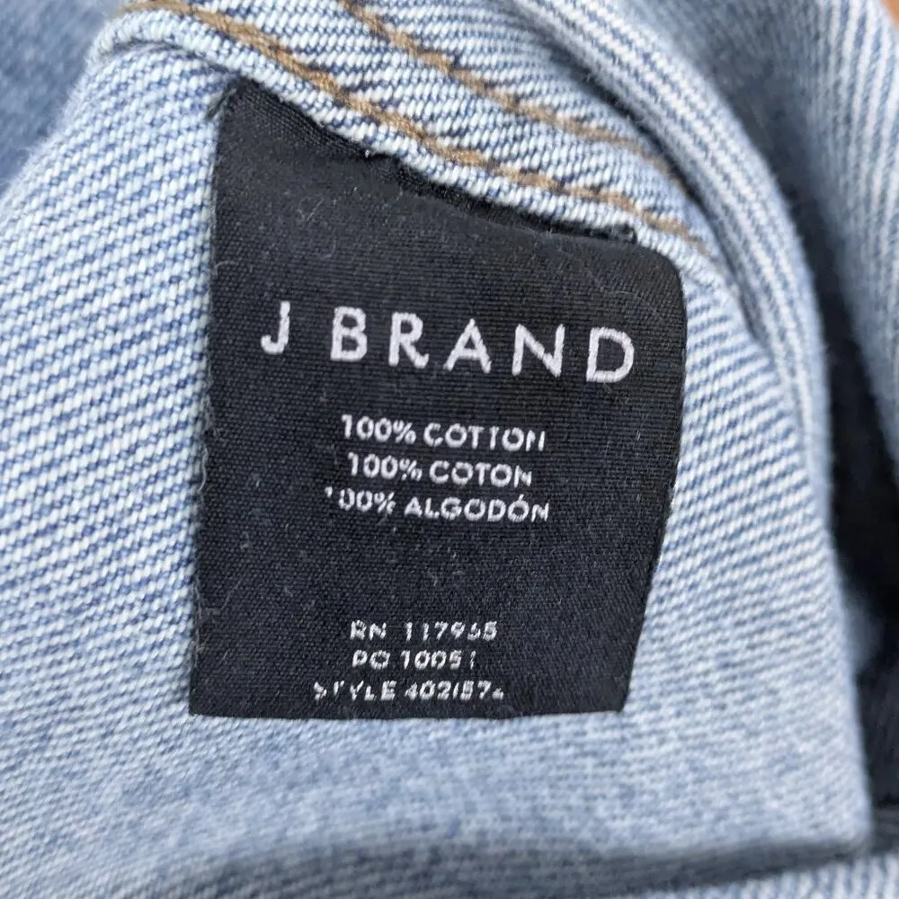 J Brand 100% Cotton Denim Jacket Size XS - Image 3