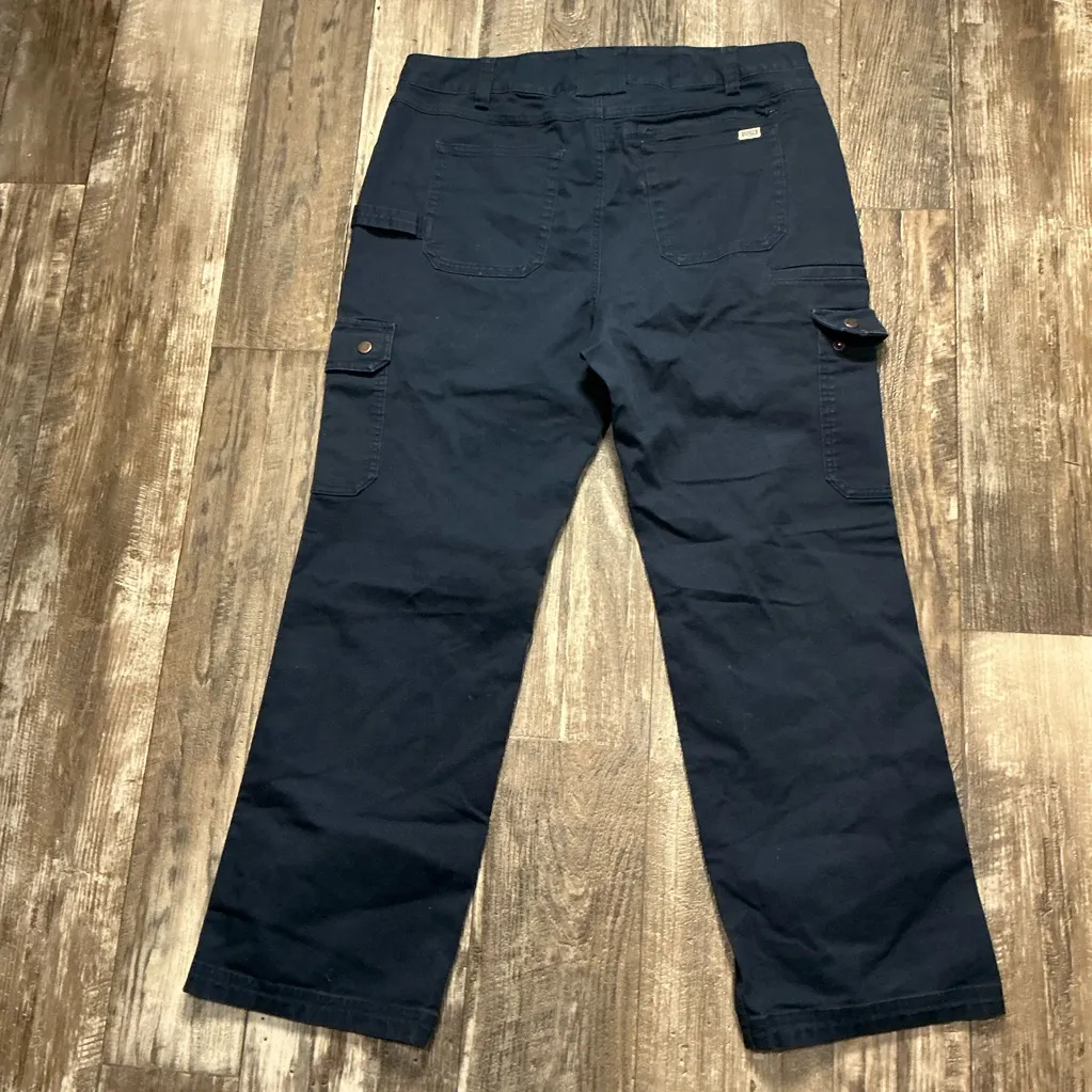 Duluth Trading Co Dark Blue Cargo Pants Size 12 - Image 7
