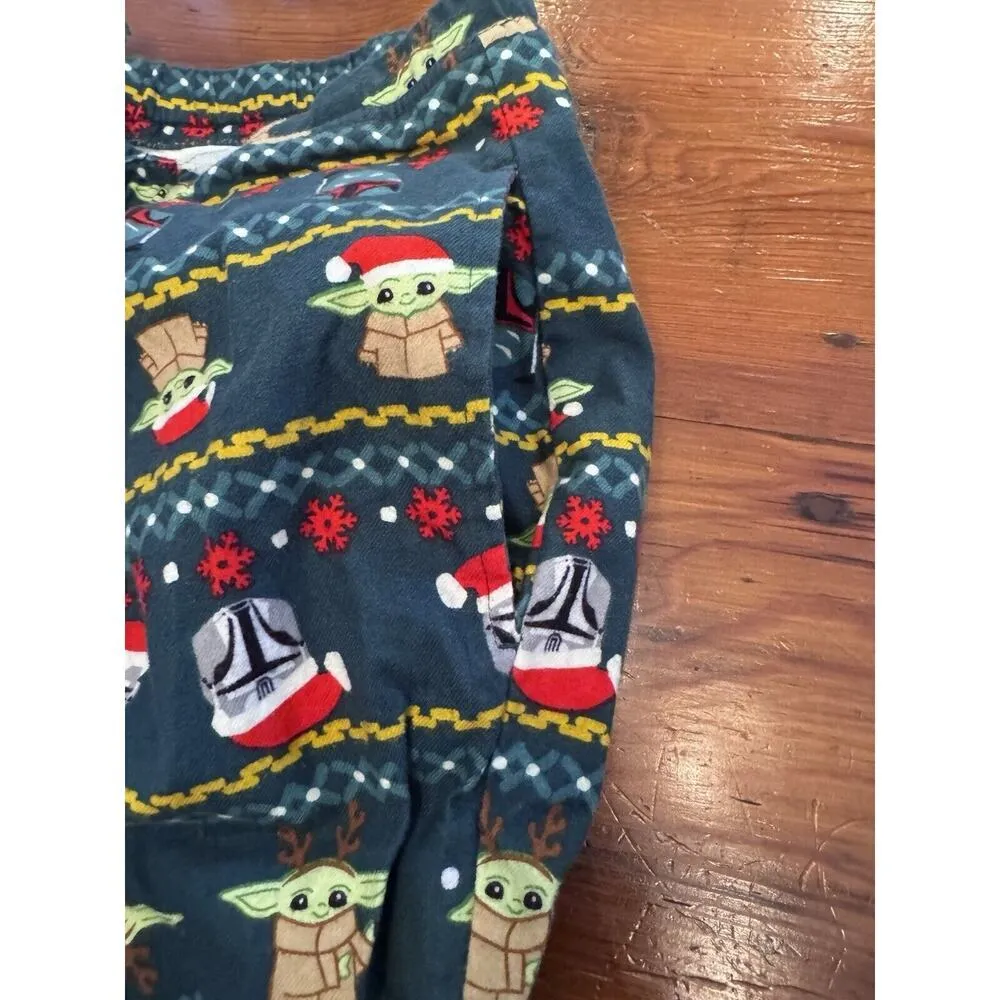 Hanna Andersson x Star Wars The Mandalorian Women's Pajama Set Size XXL Green - Image 6