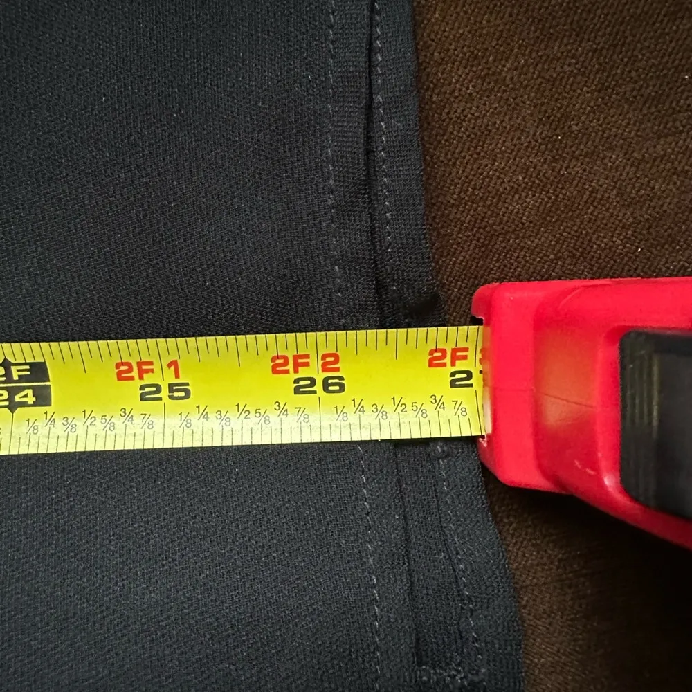 Gegrge Black Fit & Flare Long Skirt SZ 12 Zip On Side No Lining Good Con… - Image 8