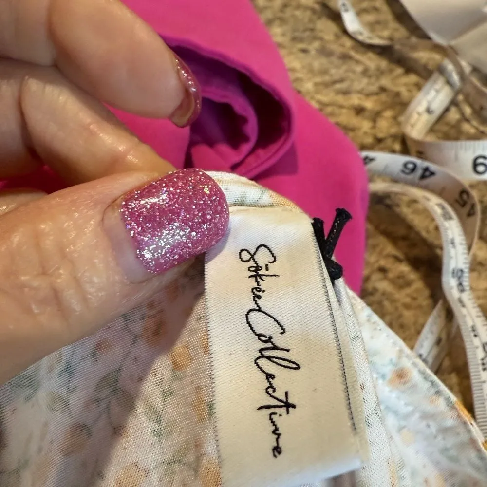 NWT sokie collective the mini floral dress Yellow - Image 6